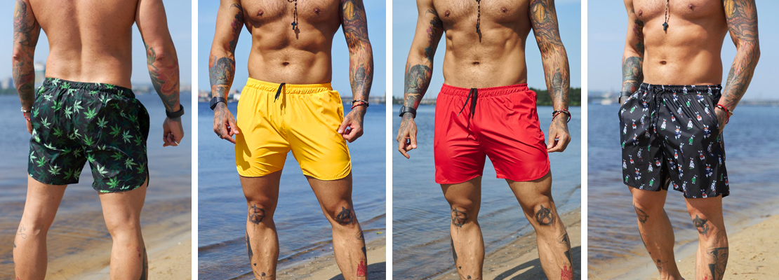 Мужские пляжные шорты купить в Киеве