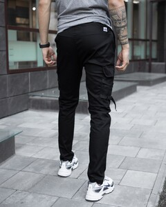 Фото - Мужские штаны Pobedov Mezhigorye черные в стиле casual - Men box