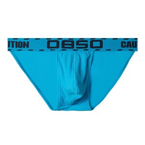 Фото - Танга 0850 однотонные с широкой резинкой. Цвет: голубой - Men box