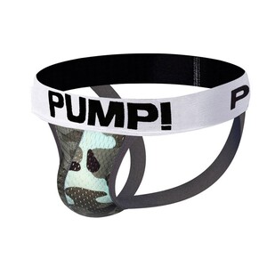 Фото - Еротичні труси чоловічі джоки Pump камуфляжні кольору хакі - Men box