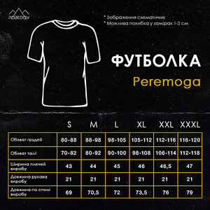 Фото - Футболка Pobedov Peremoga однотонна чорного кольору - Men box