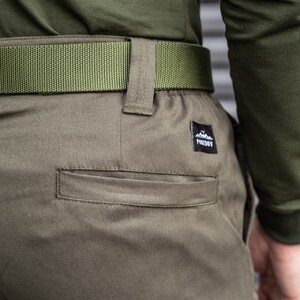 Фото - Чоловічі штани-карго Pobedov Tactical V2 кольору хакі - Men box