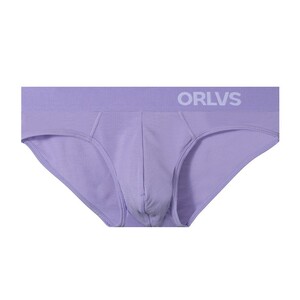 Фото - Мягкие мужские брифы ORLVS сиреневые из модала - Men box