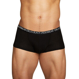 Фото - Мужские боксеры ORLVS из мягкого модала черного цвета - Men box