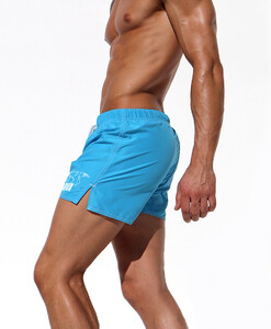 Фото - Мужские пляжные шорты AQUX голубого цвета - Men box