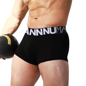 Фото - Боксеры мужские Adannu однотонные черного цвета - Men box