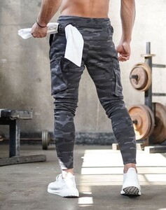 Фото - Спортивні чоловічі штани BUTZ камуфляжні з кишенями - Men box