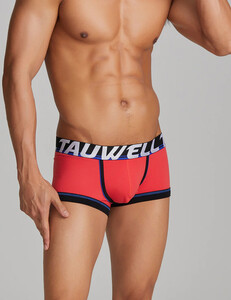 Фото - Боксеры Tauwell красные с брендированной резинкой - Men box