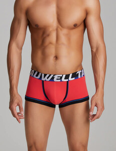 Фото - Боксеры Tauwell красные с брендированной резинкой - Men box