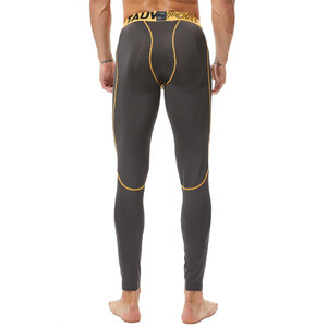 Фото - Мужские спортивные леггинсы Tauwell серо-коричневые - Men box