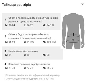 Фото - Тайтси чоловічі Tauwell довжиною 3/4 чорно-сірі - Men box