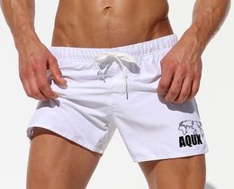 Фото - Мужские пляжные шорты AQUX белого цвета - Men box