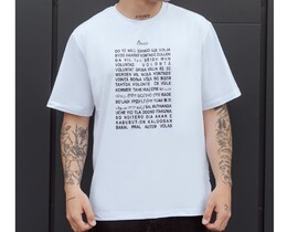 Фото - Біла футболка оверсайз Staff воля oversize - Men box