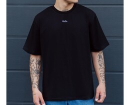 Фото - Чорна оверсайз футболка Staff свобода oversize - Men box