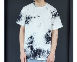 Фото - Біло-чорна футболка Staff tay day logo oversize - Men box