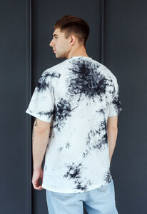 Фото - Бело-черная футболка Staff tay day logo oversize - Men box