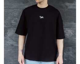 Фото - Футболка черного цвета Staff logo black oversize - Men box