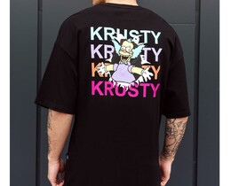 Фото - Футболка черная мужская Staff kru oversize - Men box