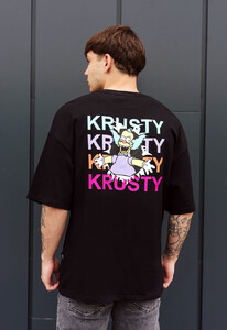 Фото - Футболка черная мужская Staff kru oversize - Men box