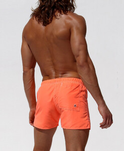 Фото - Чоловічі пляжні шорти AQUX помаранчевого кольору - Men box