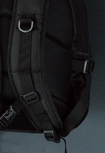 Фото - Однотонний чорний рюкзак Staff fol 20L black - Men box