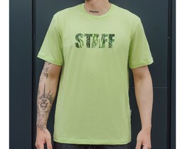 Фото - Футболка салатового цвета Staff light green logo - Men box
