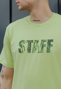 Фото - Футболка салатового цвета Staff light green logo - Men box