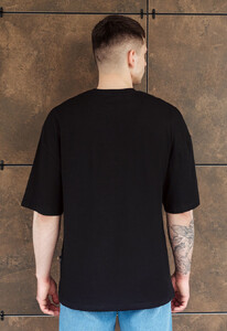 Фото - Футболка черная с птицами Staff ethno birds oversize - Men box