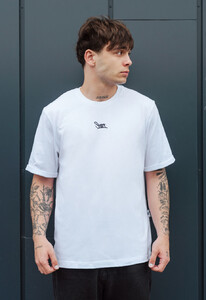 Фото - Футболка с подвернутыми рукавами Staff white logo - Men box