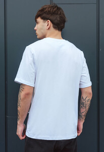 Фото - Футболка с подвернутыми рукавами Staff white logo - Men box