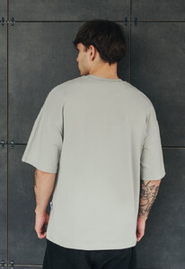 Фото - Футболка мужская светло-серая Staff gray oversize - Men box