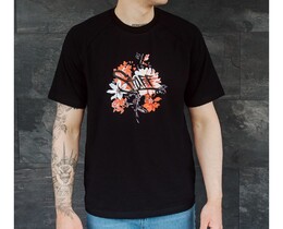 Фото - Футболка с растительным принтом Staff flowers & logo - Men box