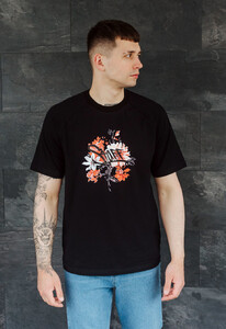 Фото - Футболка с растительным принтом Staff flowers & logo - Men box