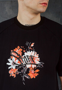 Фото - Футболка с растительным принтом Staff flowers & logo - Men box
