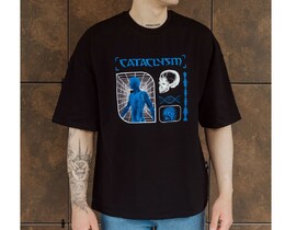 Фото - Черная оверсайз футболка Staff cataclysm oversize - Men box