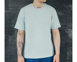 Фото - Базовая голубая футболка Staff light blue basic - Men box