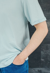 Фото - Базова блакитна футболка Staff light blue basic - Men box