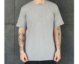 Фото - Серая меланжевая футболка Staff gray melange basic - Men box