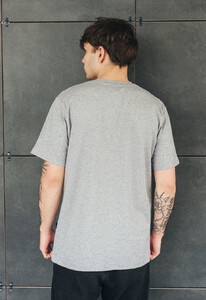 Фото - Серая меланжевая футболка Staff gray melange basic - Men box