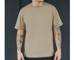 Фото - Мужская базовая футболка Staff light brown basic - Men box