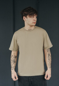 Фото - Мужская базовая футболка Staff light brown basic - Men box