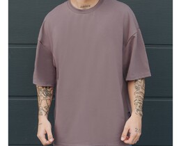 Фото - Футболка бледно-фиолетовая Staff pale purple oversize - Men box