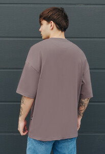 Фото - Футболка бледно-фиолетовая Staff pale purple oversize - Men box