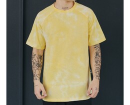 Фото - Желтая тай-дай футболка Staff tay day yellow oversize - Men box