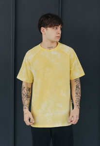 Фото - Желтая тай-дай футболка Staff tay day yellow oversize - Men box