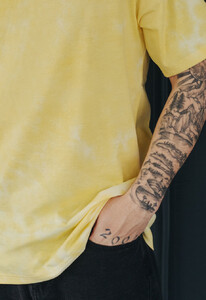 Фото - Желтая тай-дай футболка Staff tay day yellow oversize - Men box