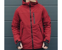 Фото - Бордовая мужская куртка Staff soft shell ny bordo - Men box