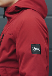 Фото - Бордовая мужская куртка Staff soft shell ny bordo - Men box