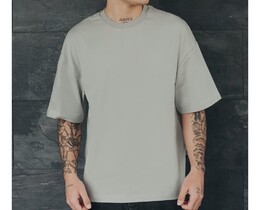 Фото - Футболка серая оверсайз Staff gray oversize - Men box