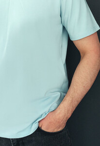 Фото - Футболка голубого цвета Staff blue basic - Men box